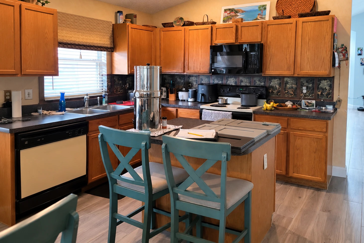 Kitchen before American Crafters remodeling work